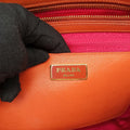 Galleria Orange×red SAFFIANO Leather BN1844 14 Xガレリア オレンジ×レッド サフィアーノレザー BN1844 14 X