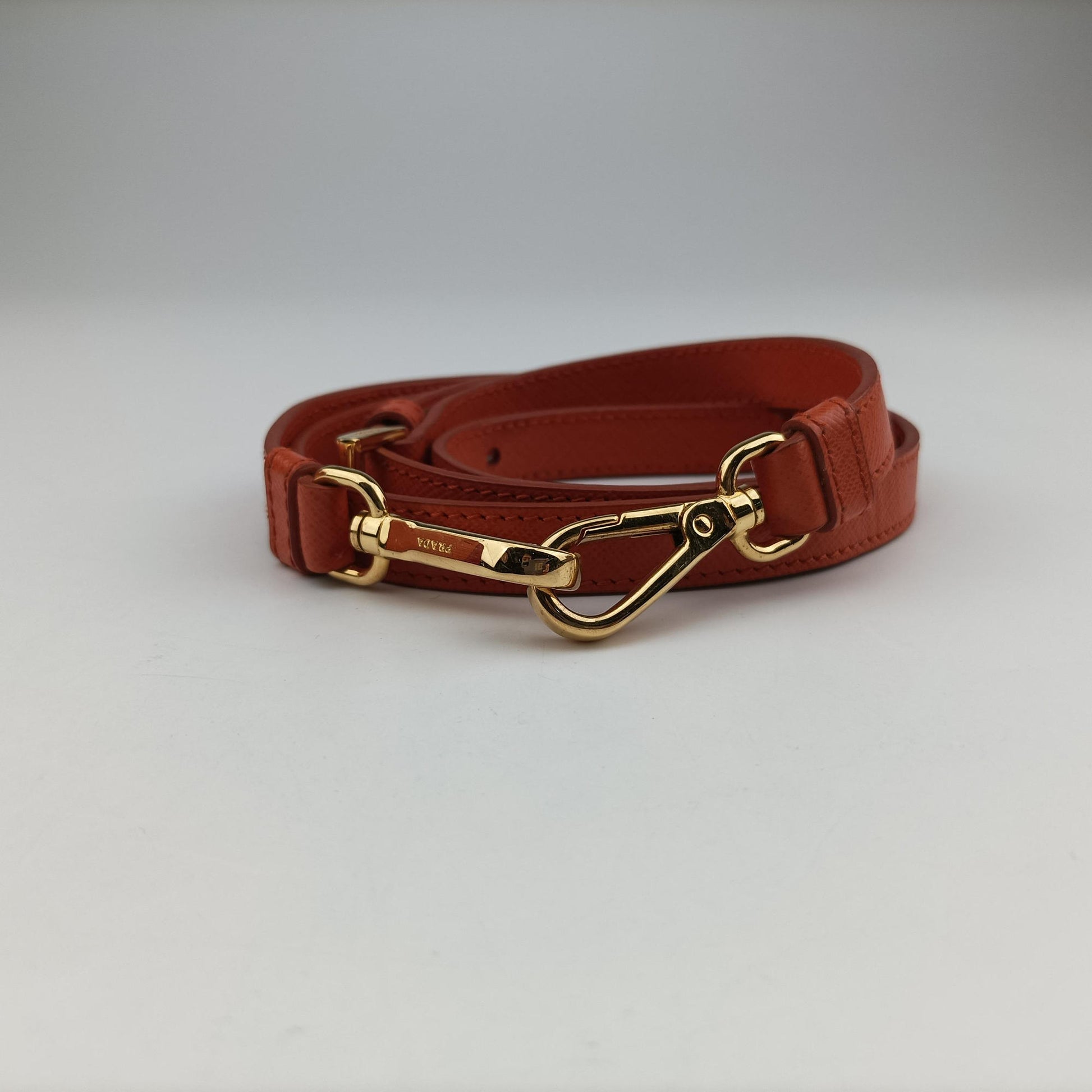 Galleria Orange×red SAFFIANO Leather BN1844 14 Xガレリア オレンジ×レッド サフィアーノレザー BN1844 14 X