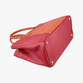 Galleria Orange×red SAFFIANO Leather BN1844 14 Xガレリア オレンジ×レッド サフィアーノレザー BN1844 14 X