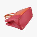 Galleria Orange×red SAFFIANO Leather BN1844 14 Xガレリア オレンジ×レッド サフィアーノレザー BN1844 14 X