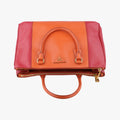 Galleria Orange×red SAFFIANO Leather BN1844 14 Xガレリア オレンジ×レッド サフィアーノレザー BN1844 14 X