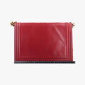 Pre-owned Chanel BOY CHANEL Red Leather A66711 shoulderbag | stylenewstar