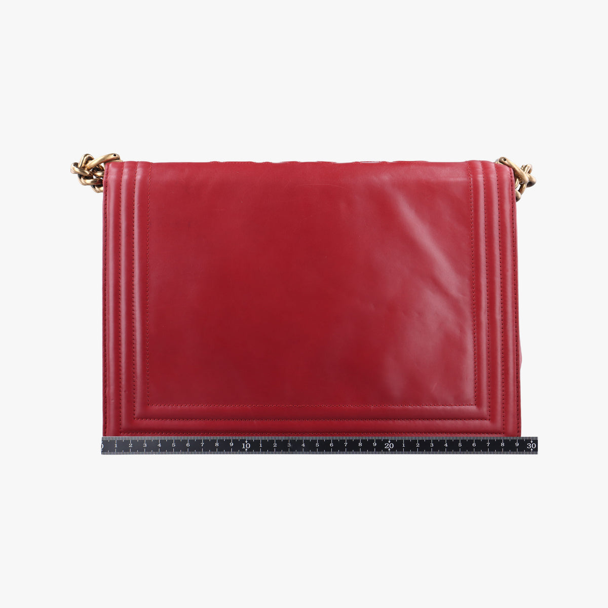 Pre-owned Chanel BOY CHANEL Red Leather A66711 shoulderbag | stylenewstar