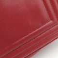 Pre-owned Chanel BOY CHANEL Red Leather A66711 shoulderbag | stylenewstar