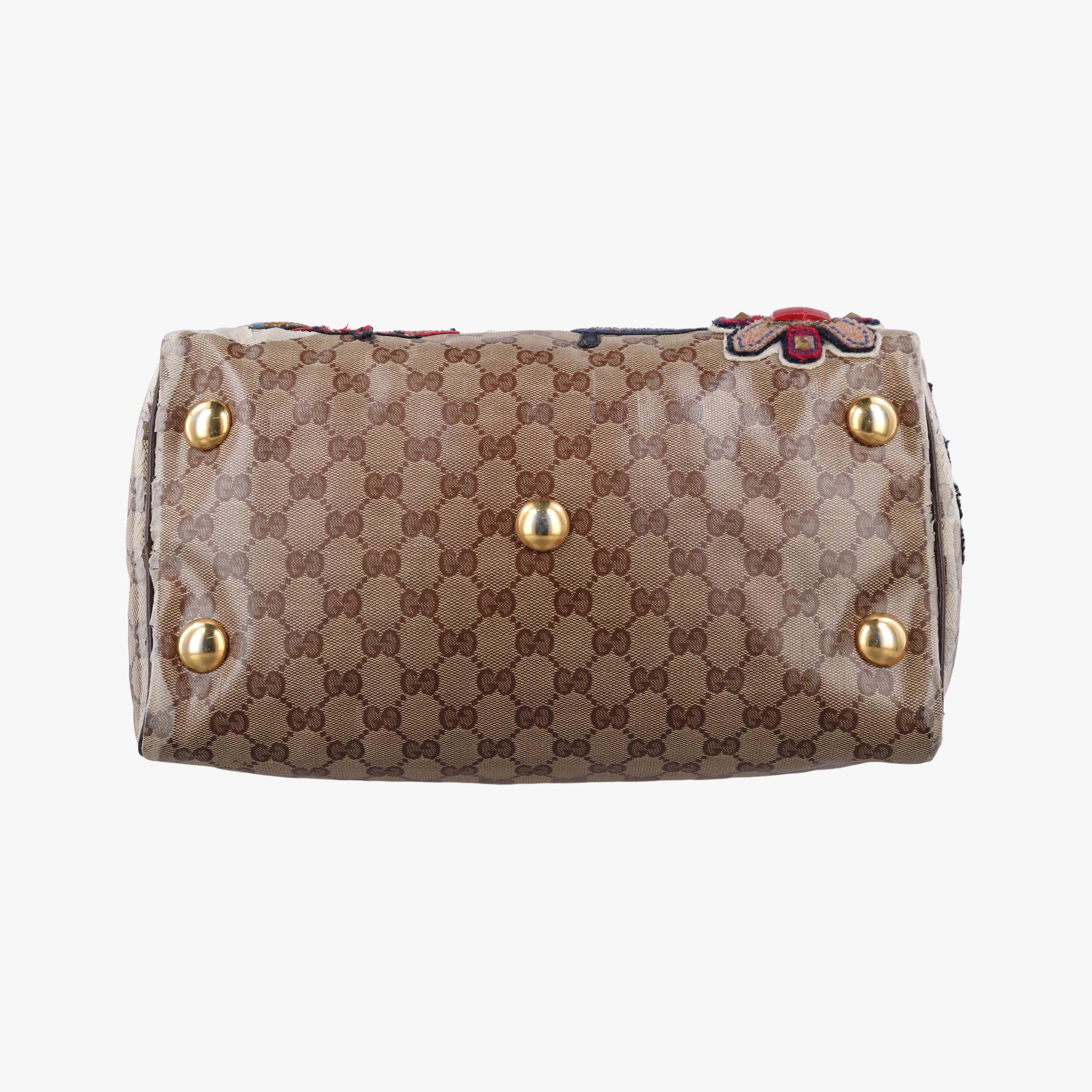 Babushka Multicolour PVC coated canvas×Leather 207775 H3705683バブーシュカ マルチカラー PVCコーティングキャンバス×レザー 207775 H3705683