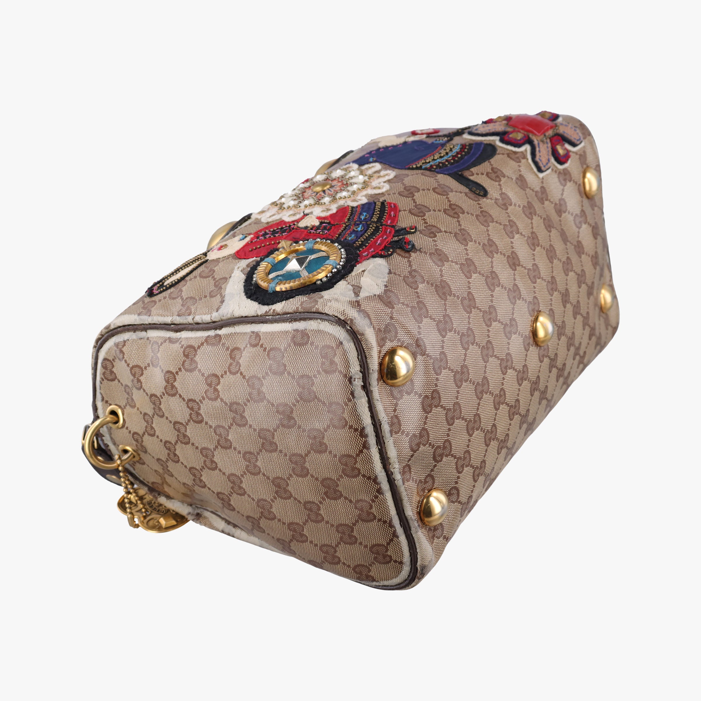 Babushka Multicolour PVC coated canvas×Leather 207775 H3705683バブーシュカ マルチカラー PVCコーティングキャンバス×レザー 207775 H3705683