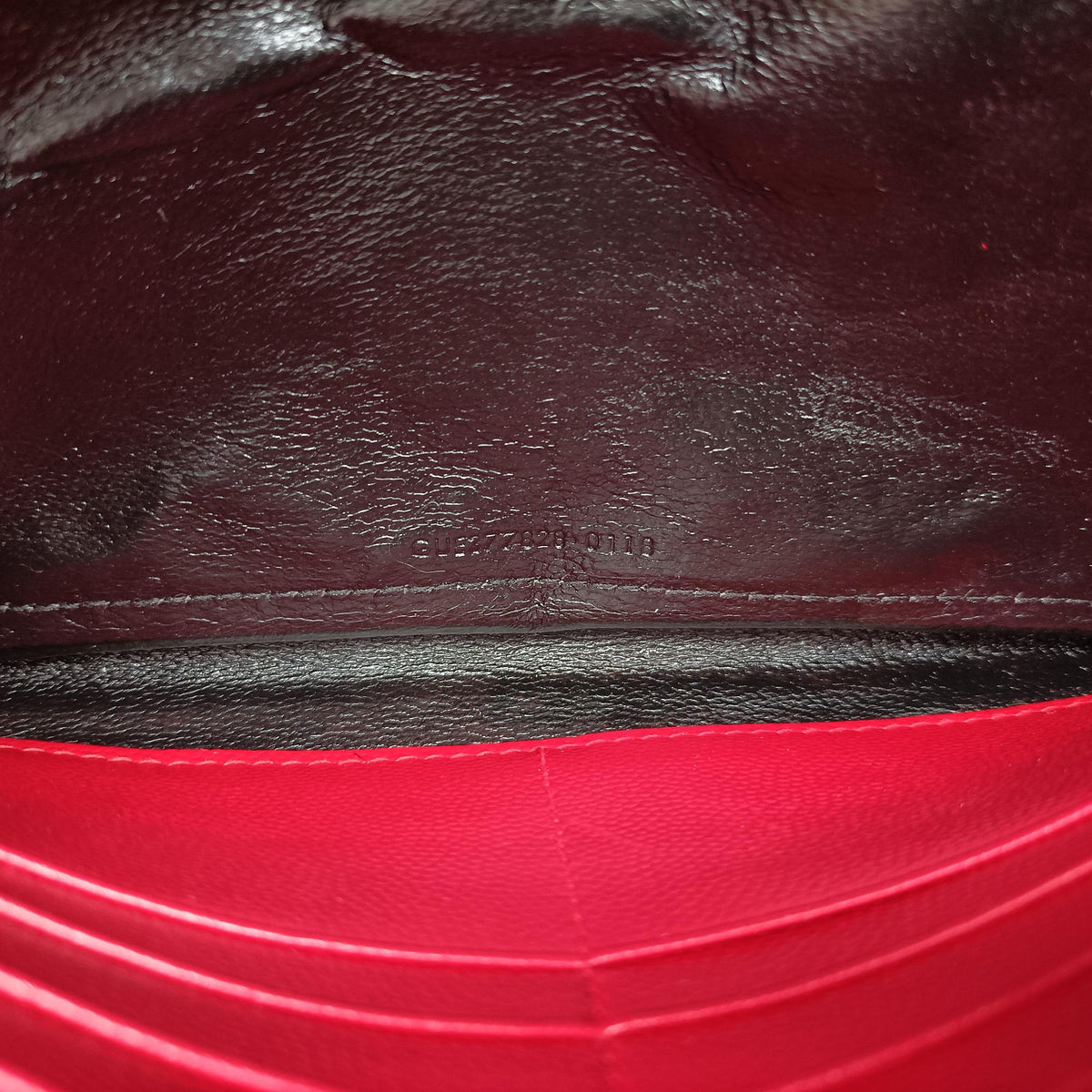 Secondhand Yves Saint Laurent MONOGRAM Red Leather 277828 shoulderbag | stylenewstar