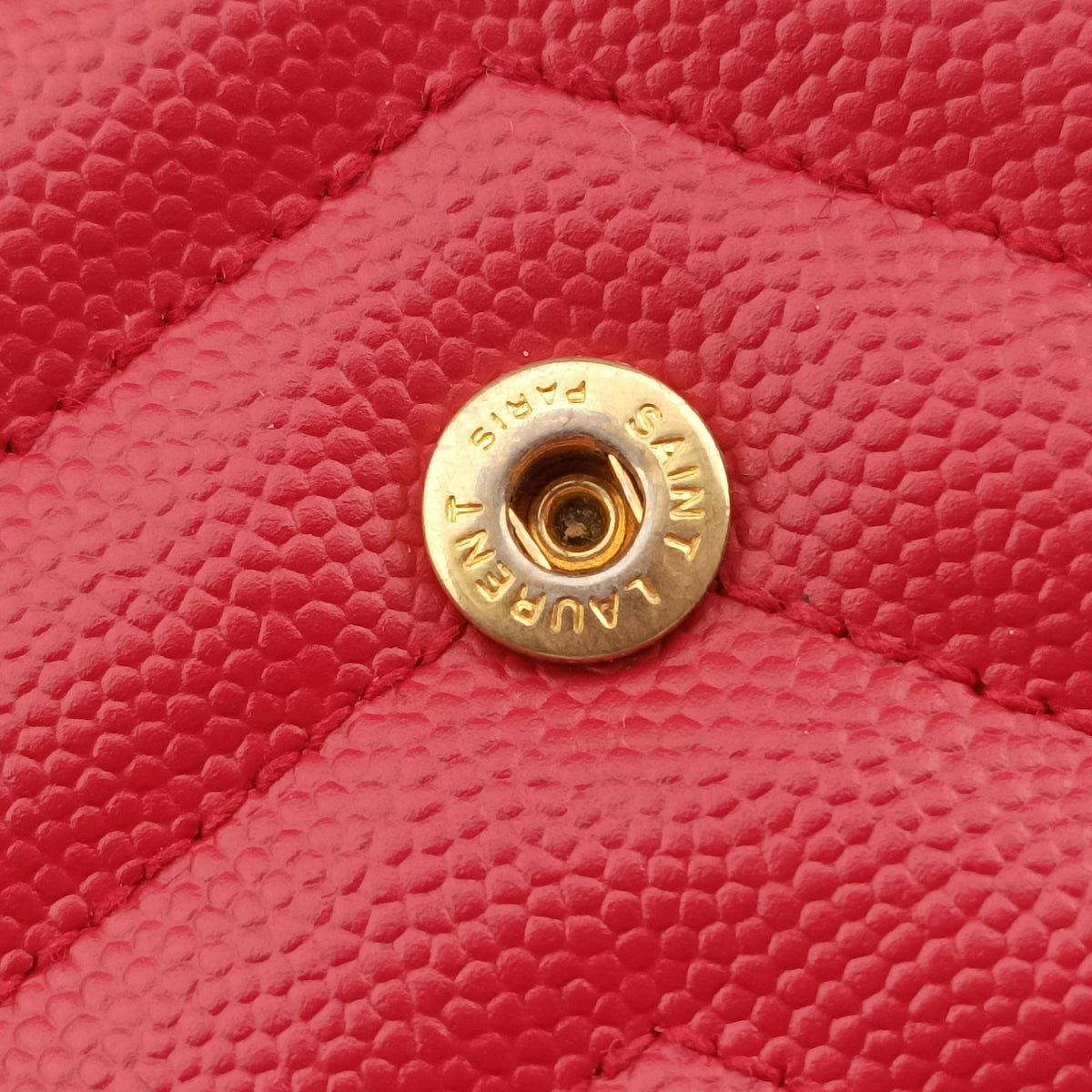 Secondhand Yves Saint Laurent MONOGRAM Red Leather 277828 shoulderbag | stylenewstar
