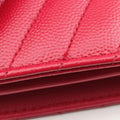 Secondhand Yves Saint Laurent MONOGRAM Red Leather 277828 shoulderbag | stylenewstar