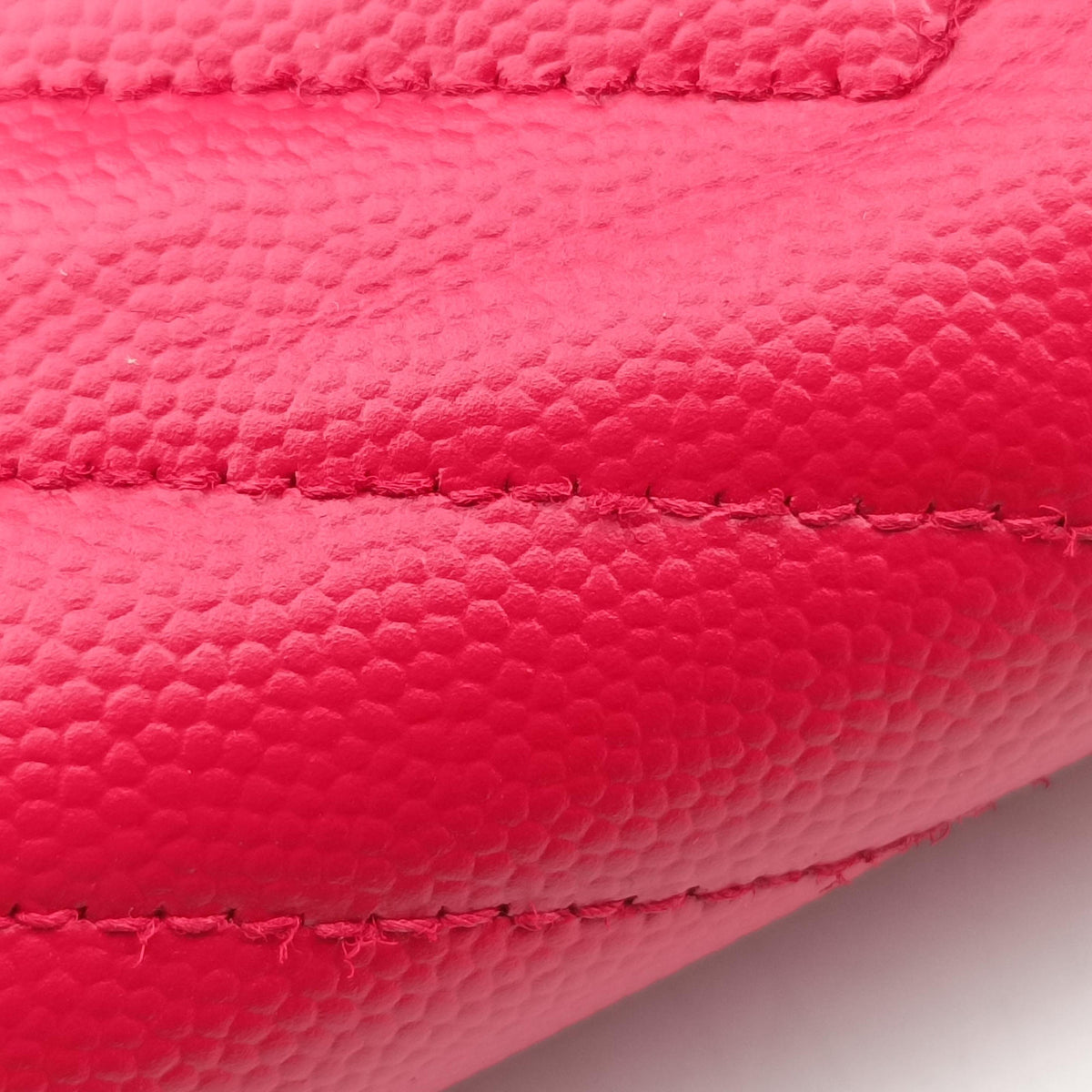 Secondhand Yves Saint Laurent MONOGRAM Red Leather 277828 shoulderbag | stylenewstar