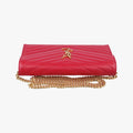 Secondhand Yves Saint Laurent MONOGRAM Red Leather 277828 shoulderbag | stylenewstar