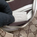 Horsebit WhitexBeide Canvas×Leather 152468 ホースビット ホワイトxベージュ キャンバス×レザー 152468 