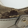 Horsebit WhitexBeide Canvas×Leather 152468 ホースビット ホワイトxベージュ キャンバス×レザー 152468 