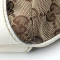 Horsebit WhitexBeide Canvas×Leather 152468 ホースビット ホワイトxベージュ キャンバス×レザー 152468 