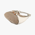 Horsebit WhitexBeide Canvas×Leather 152468 ホースビット ホワイトxベージュ キャンバス×レザー 152468 
