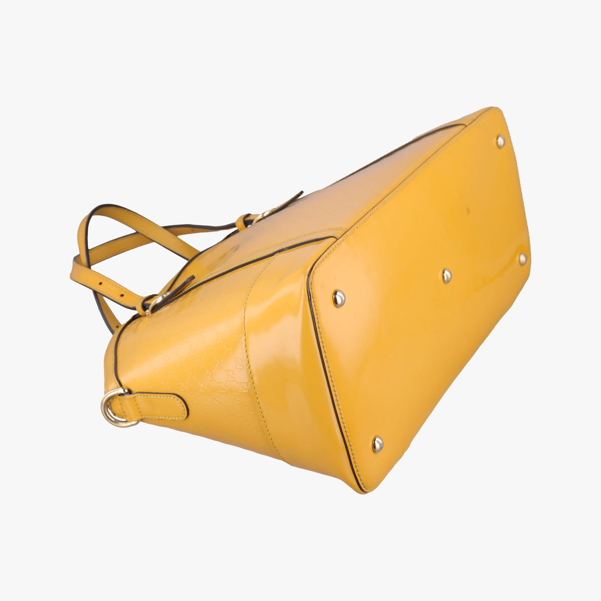 Vintage Gucci Microguccissima Yellow Patent Leather 309614 shoulderbag | stylenewstar