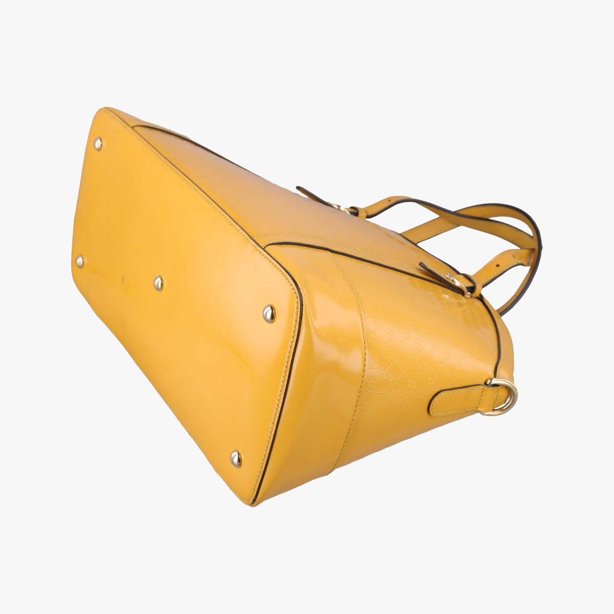 Vintage Gucci Microguccissima Yellow Patent Leather 309614 shoulderbag | stylenewstar