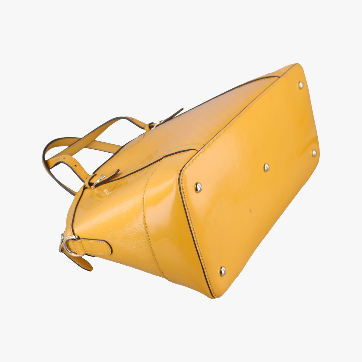Vintage Gucci Microguccissima Yellow Patent Leather 309614 shoulderbag | stylenewstar