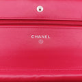 Pre-owned Chanel Matelasse coco mark Red lambskin A33814 shoulderbag | stylenewstar