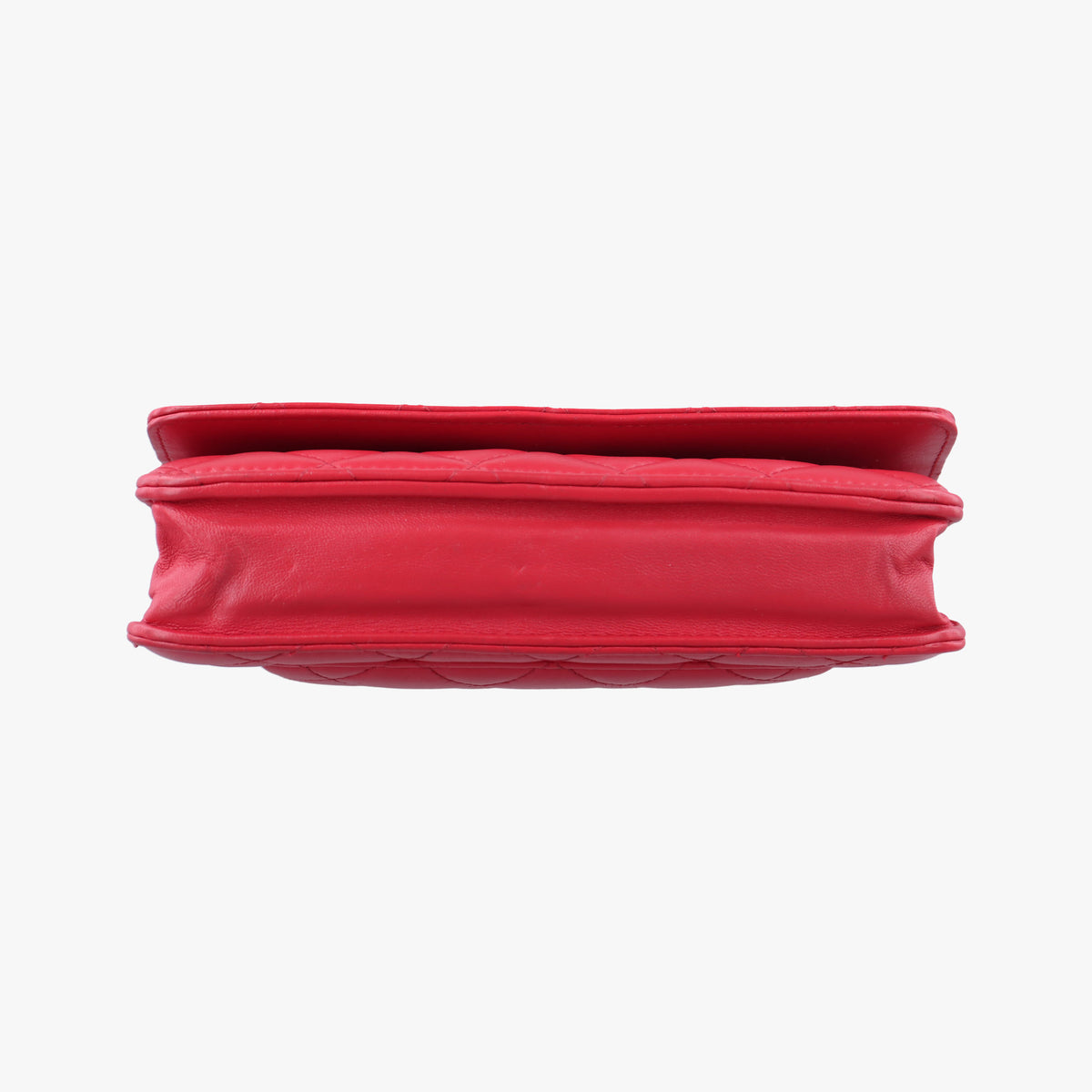 Pre-owned Chanel Matelasse coco mark Red lambskin A33814 shoulderbag | stylenewstar