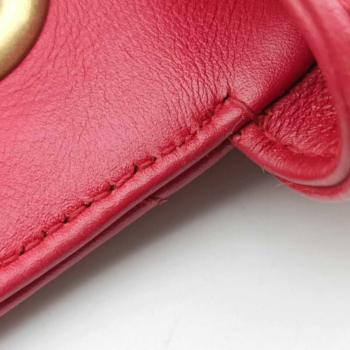 GG Marmont Red Leather 443497 F020287399GGマーモント レッド レザー 443497 F020287399