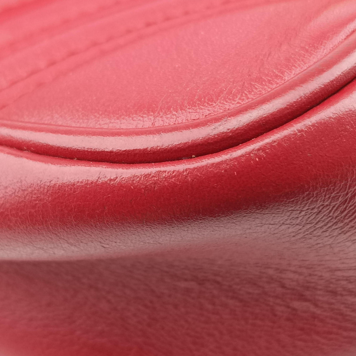 GG Marmont Red Leather 443497 F020287399GGマーモント レッド レザー 443497 F020287399