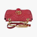 GG Marmont Red Leather 443497 F020287399GGマーモント レッド レザー 443497 F020287399