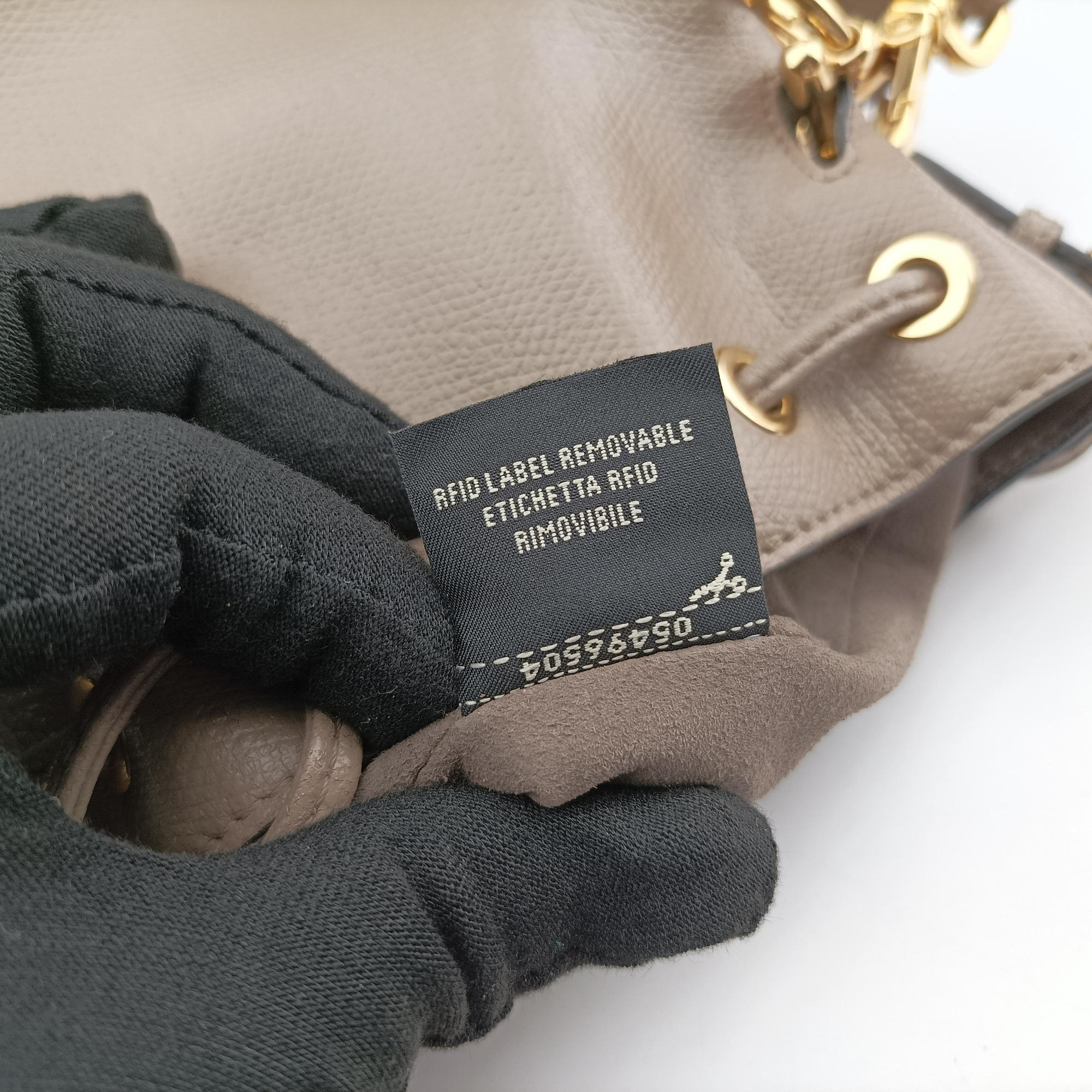 Mon Tresor Mini Bucket Brown Leather 8BS010 8BS010 A18B 198-8007ミニ モン トレゾール ブラウン レザー 8BS010 8BS010 A18B 198-8007