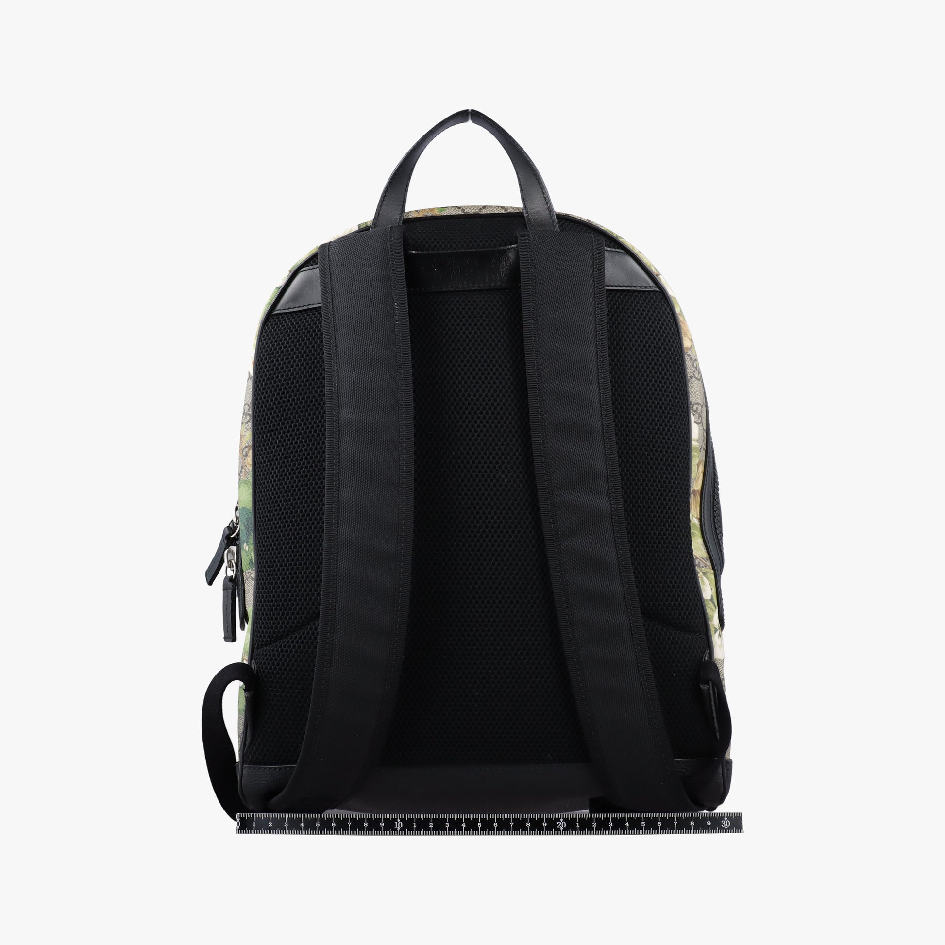 GG Blooms Black×Beige×Multi PVC coated canvas×Leather 406370 H019319991GGブルームス ブラック×ベージュ×マルチ PVCコーティングキャンバス×レザー 406370 H019319991
