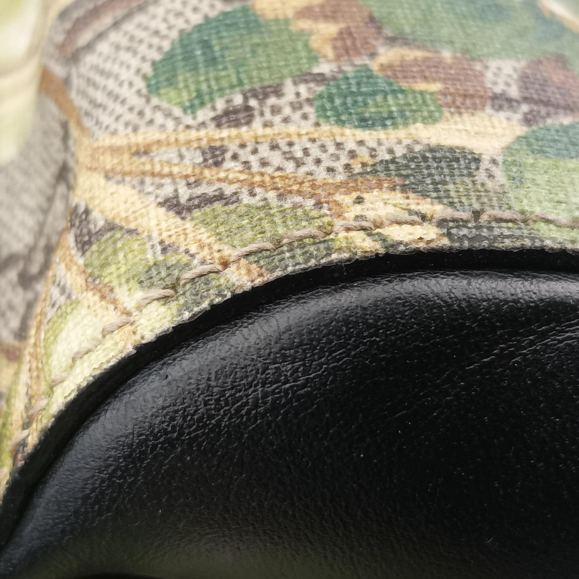 GG Blooms Black×Beige×Multi PVC coated canvas×Leather 406370 H019319991GGブルームス ブラック×ベージュ×マルチ PVCコーティングキャンバス×レザー 406370 H019319991