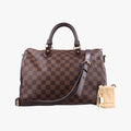 Pre-owned Louis Vuitton Speedy Bandouliere30 EBENE Damier Canvas N41183 shoulderbag | stylenewstar