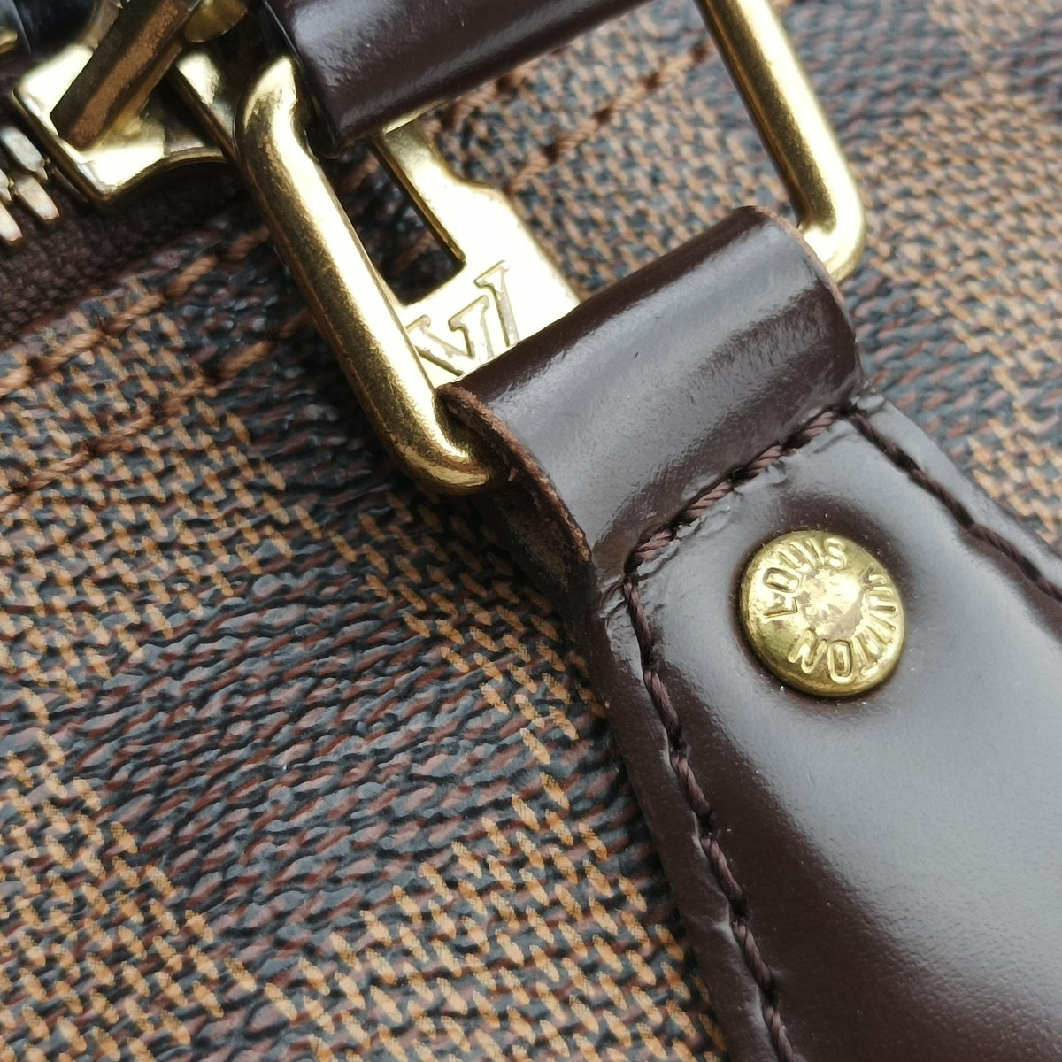 Pre-owned Louis Vuitton Speedy Bandouliere30 EBENE Damier Canvas N41183 shoulderbag | stylenewstar