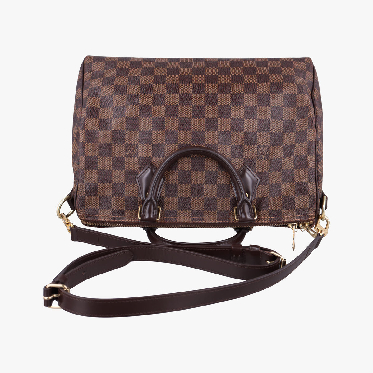 Pre-owned Louis Vuitton Speedy Bandouliere30 EBENE Damier Canvas N41183 shoulderbag | stylenewstar