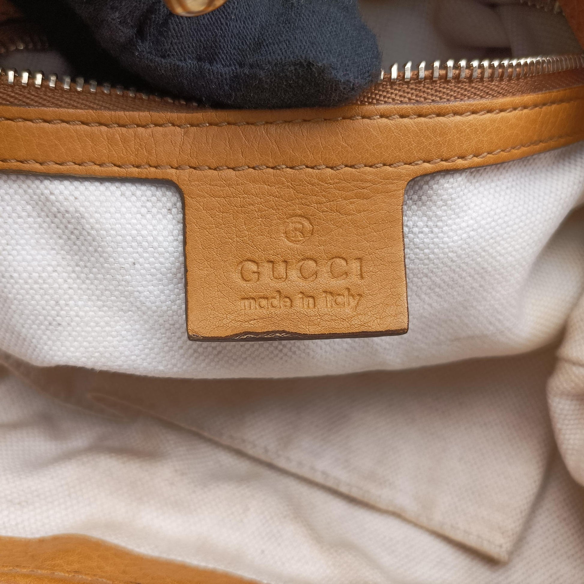 Jackie Flora Hobo beige×orange Canvas×Leather 277520 H014606931ニュージャッキー ベージュ×オレンジ キャンバス×レザー 277520 H014606931