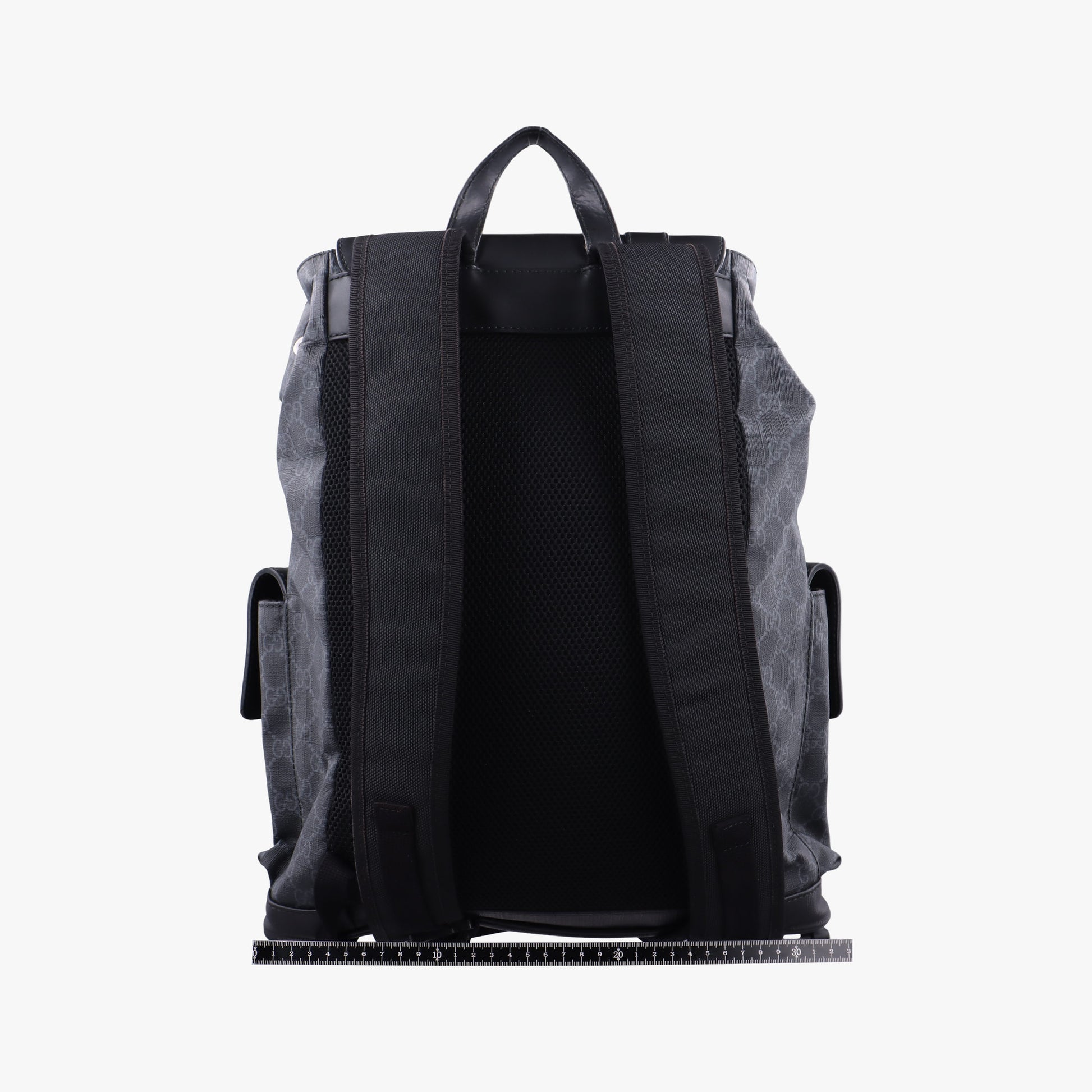 GG Supreme Black x Gray x Navy x Red PVC coated canvas×Leather 495563 E028242430GGスプリーム ブラック×グレー×ネイビー×レッド PVCコーティングキャンバス×レザー 495563 E028242430
