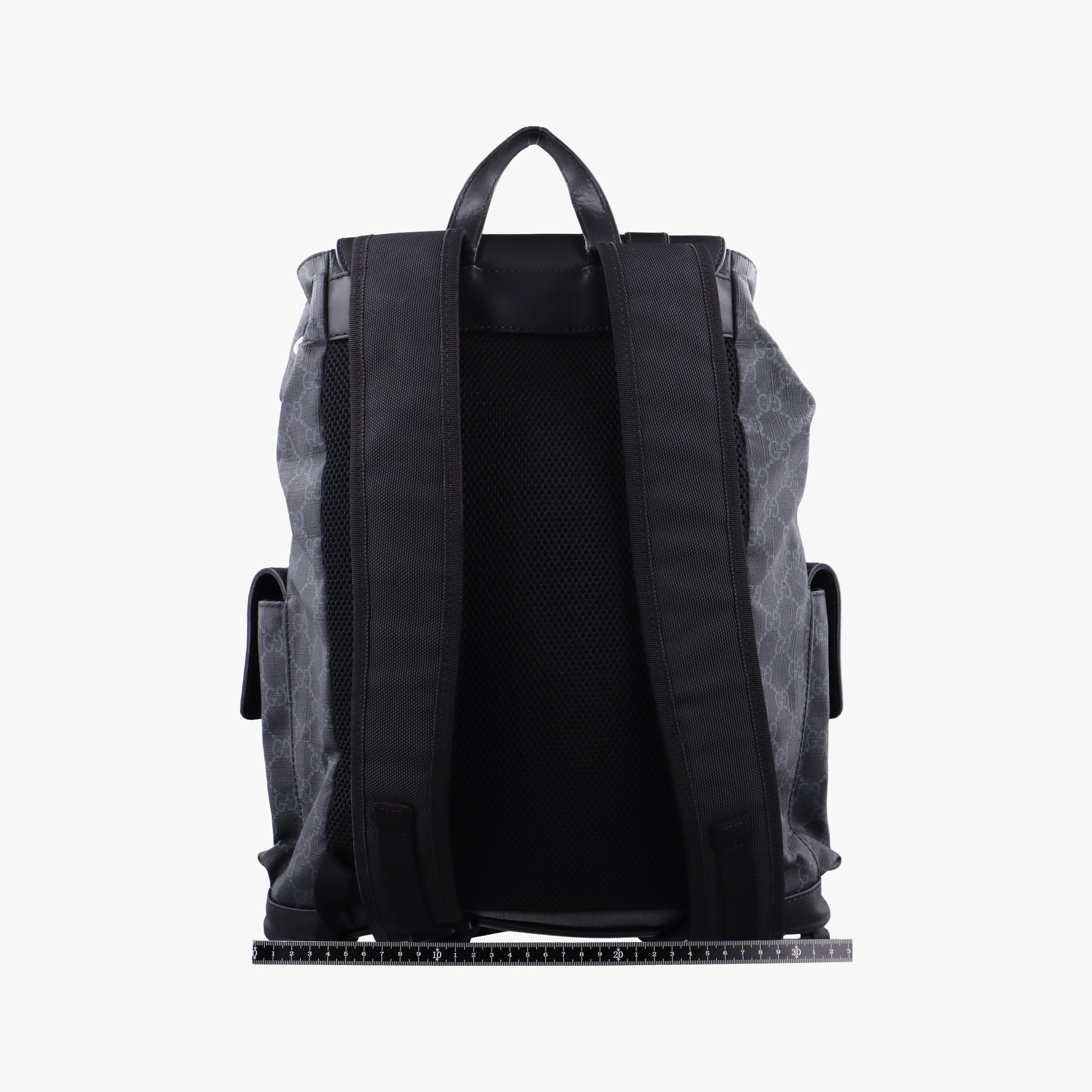 GG Supreme Black x Gray x Navy x Red PVC coated canvas×Leather 495563 E028242430GGスプリーム ブラック×グレー×ネイビー×レッド PVCコーティングキャンバス×レザー 495563 E028242430