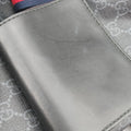 GG Supreme Black x Gray x Navy x Red PVC coated canvas×Leather 495563 E028242430GGスプリーム ブラック×グレー×ネイビー×レッド PVCコーティングキャンバス×レザー 495563 E028242430