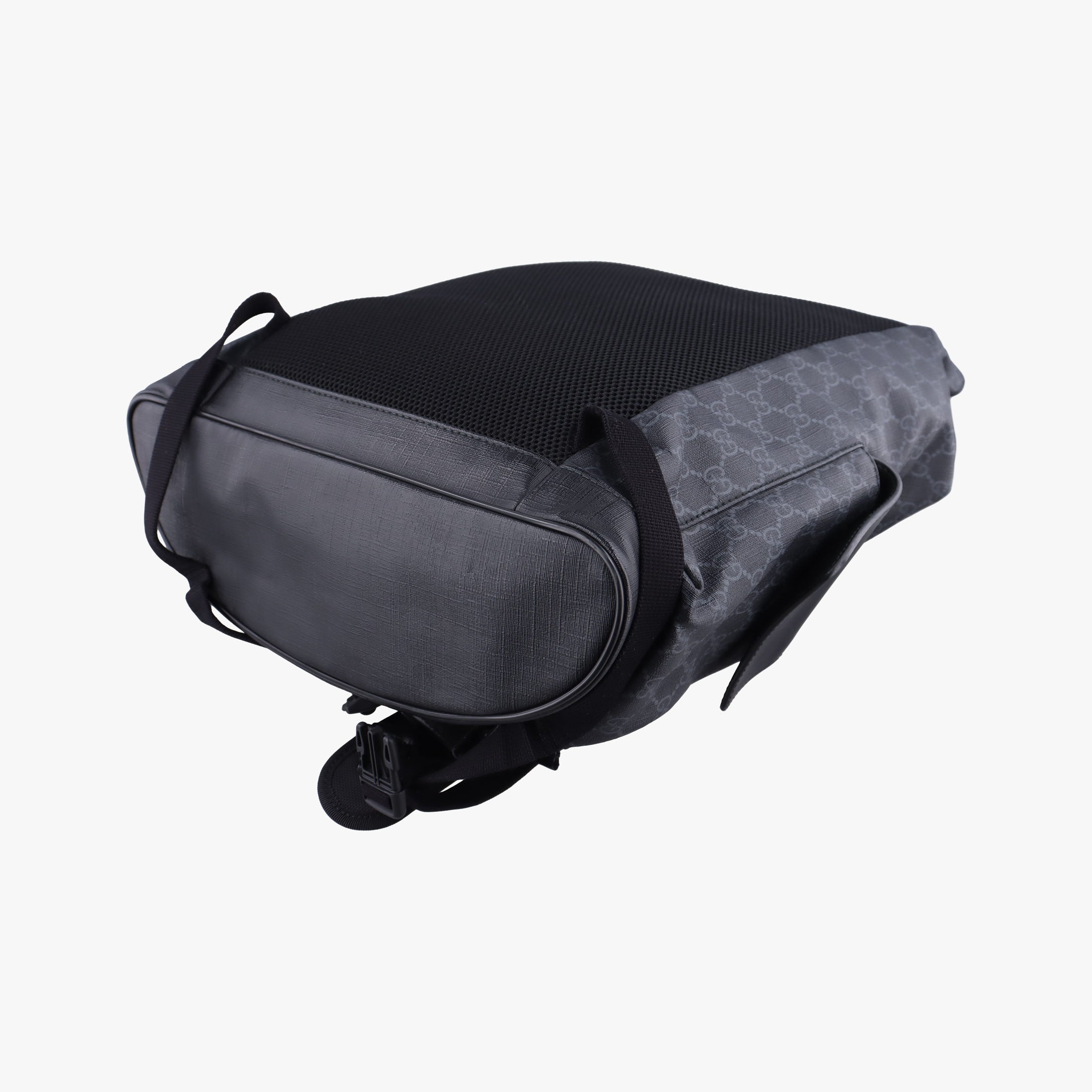 GG Supreme Black x Gray x Navy x Red PVC coated canvas×Leather 495563 E028242430GGスプリーム ブラック×グレー×ネイビー×レッド PVCコーティングキャンバス×レザー 495563 E028242430