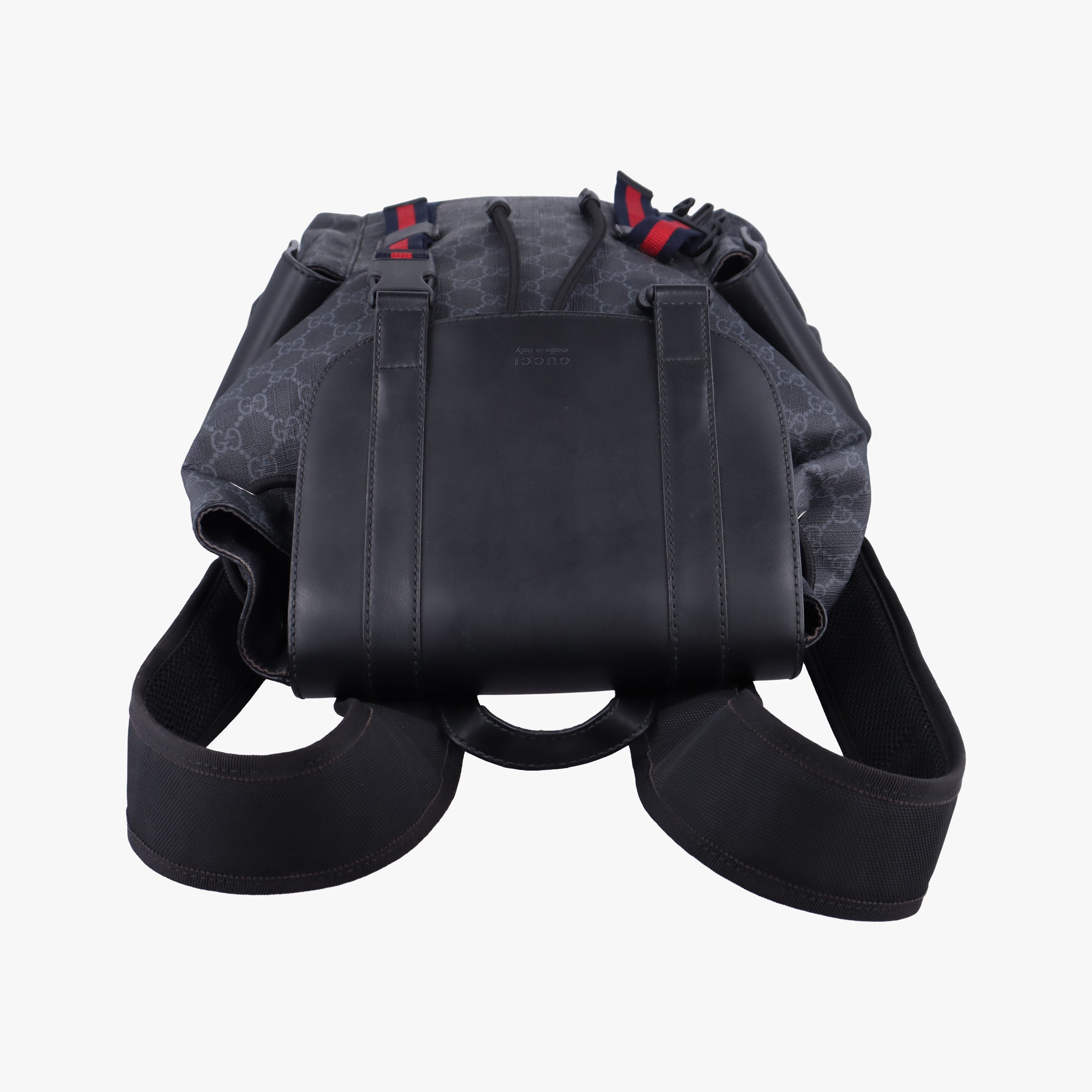 GG Supreme Black x Gray x Navy x Red PVC coated canvas×Leather 495563 E028242430GGスプリーム ブラック×グレー×ネイビー×レッド PVCコーティングキャンバス×レザー 495563 E028242430