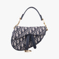Saddle Navy×grey Jacquard × Leather 03-RU-1108サドル ネイビー×グレー ジャガード×レザー 03-RU-1108