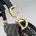 Saddle Navy×grey Jacquard × Leather 03-RU-1108サドル ネイビー×グレー ジャガード×レザー 03-RU-1108
