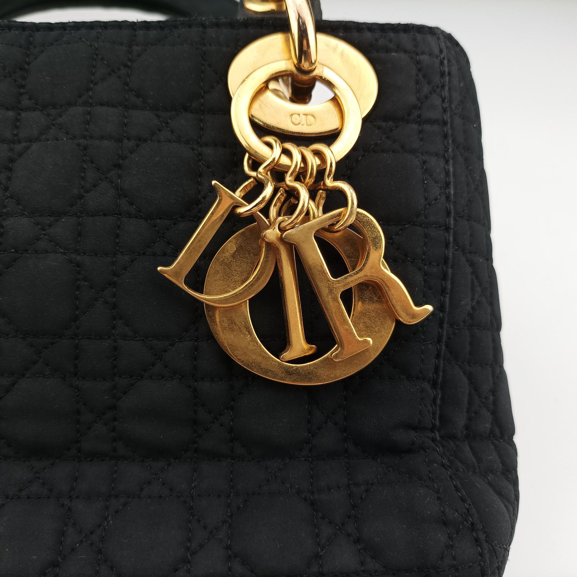 Lady Dior Black Nylon RU0937レディディオール ブラック ナイロン RU0937