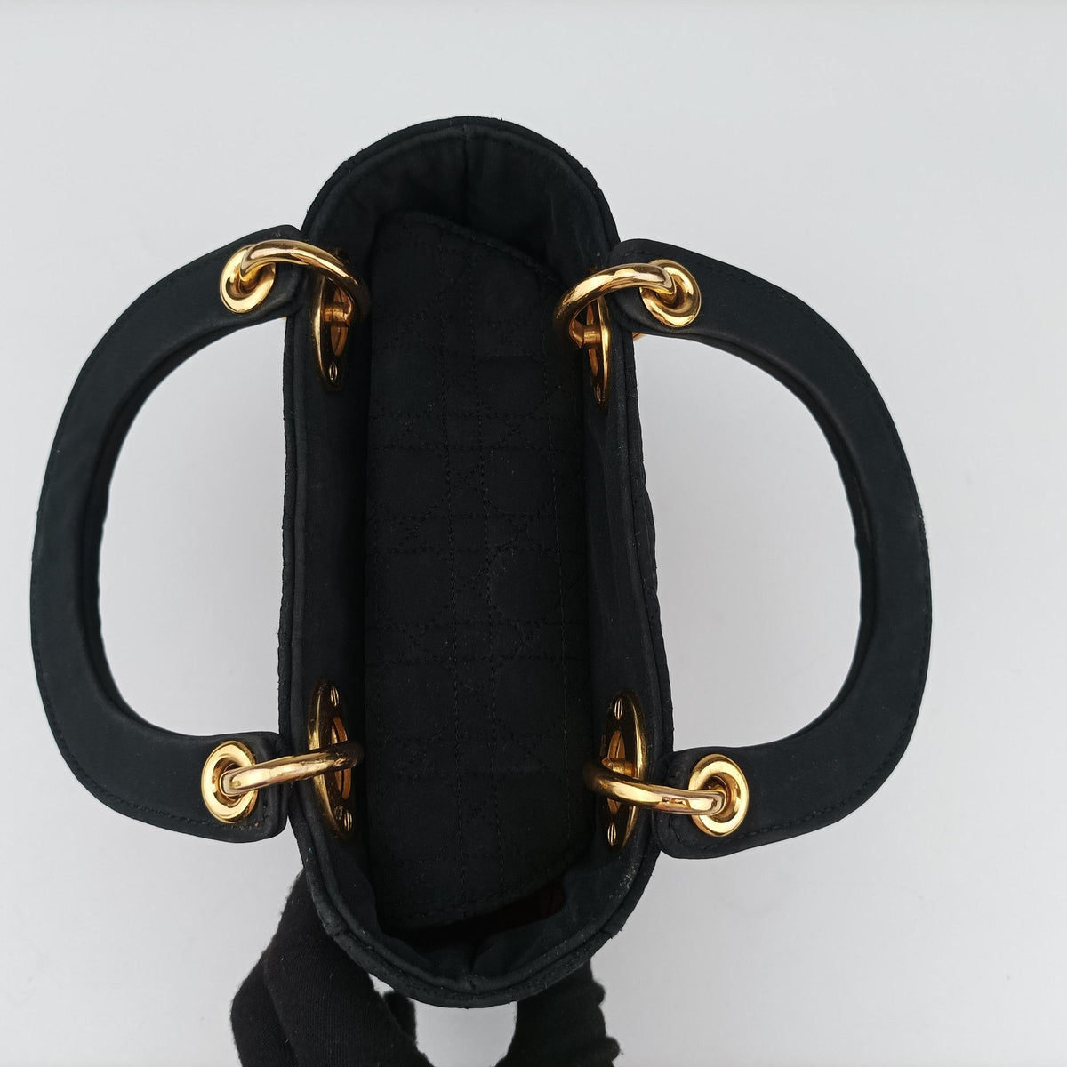 Lady Dior Black Nylon RU0937レディディオール ブラック ナイロン RU0937