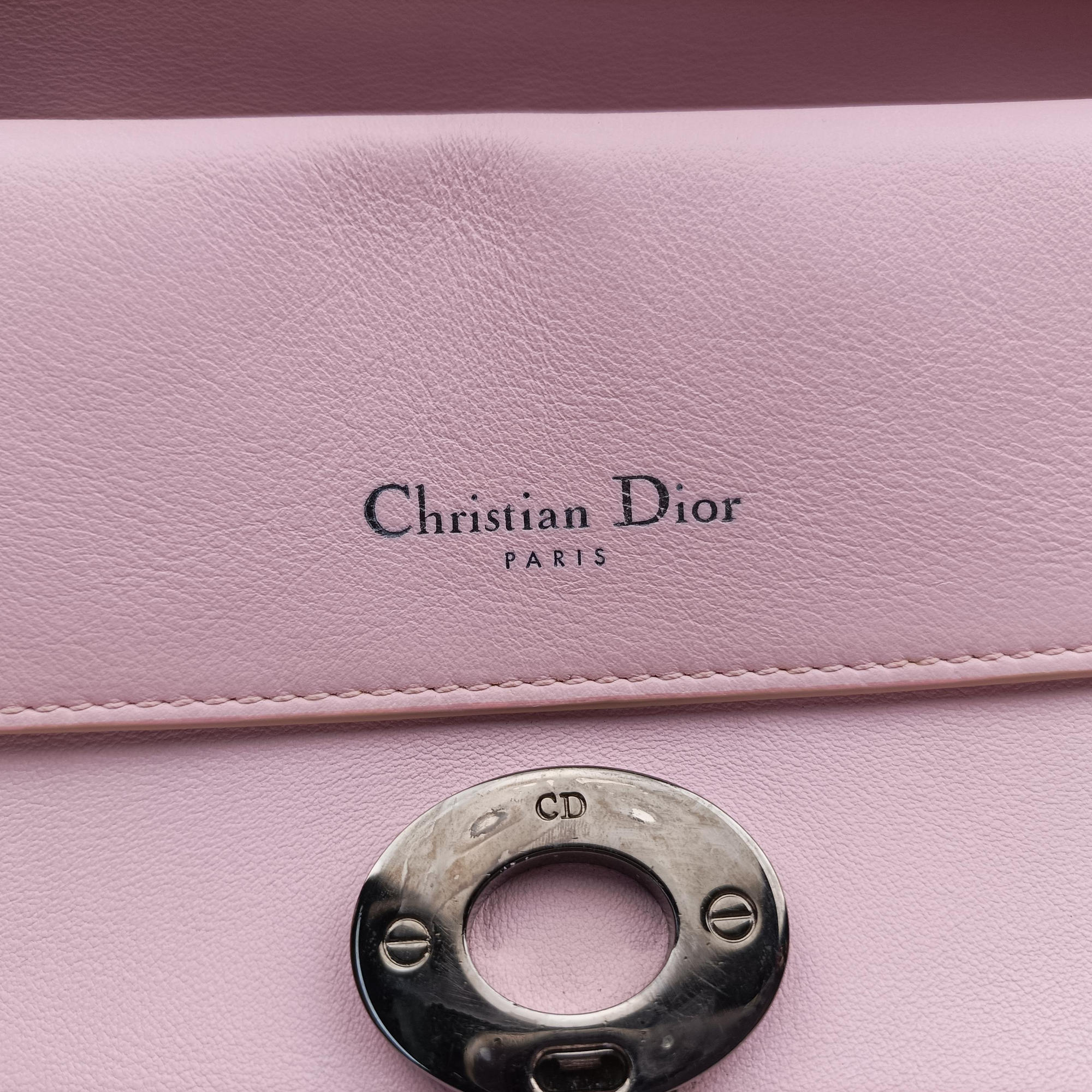 Be Dior Pink×Red Leather 19-MA-1115ビー ディオール ピンク×レッド レザー 19-MA-1115