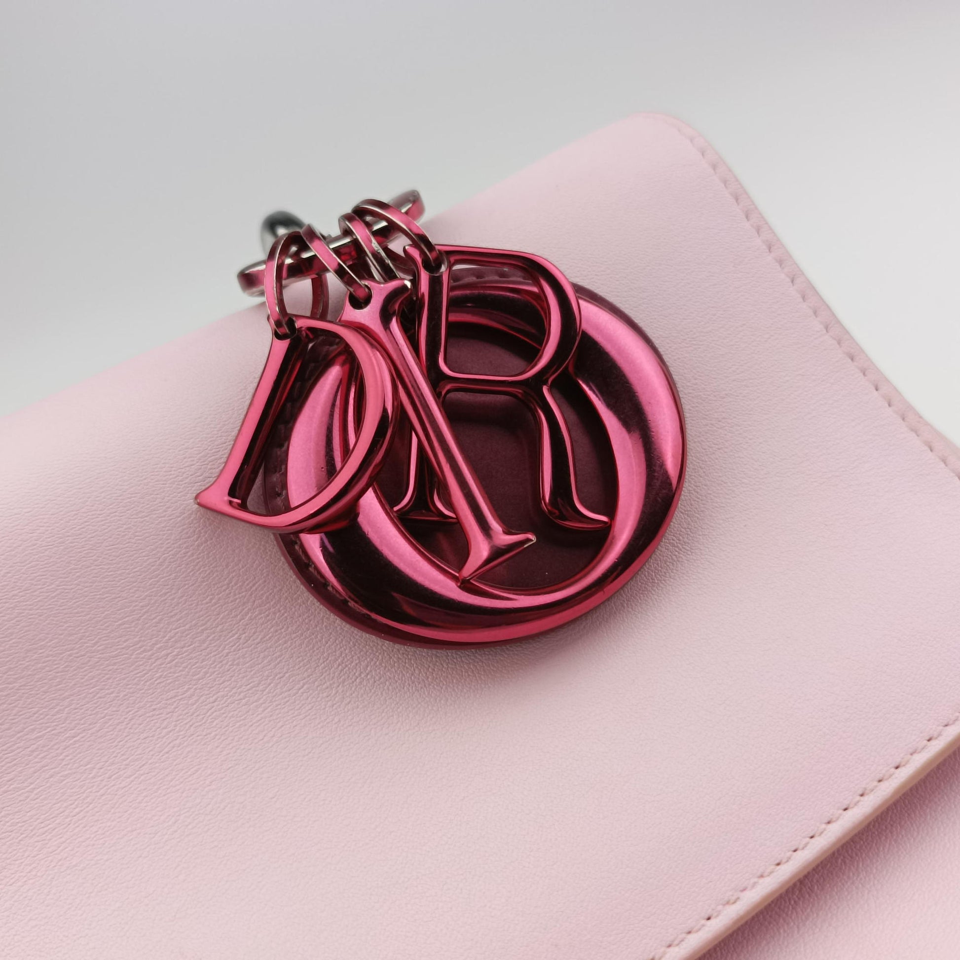 Be Dior Pink×Red Leather 19-MA-1115ビー ディオール ピンク×レッド レザー 19-MA-1115