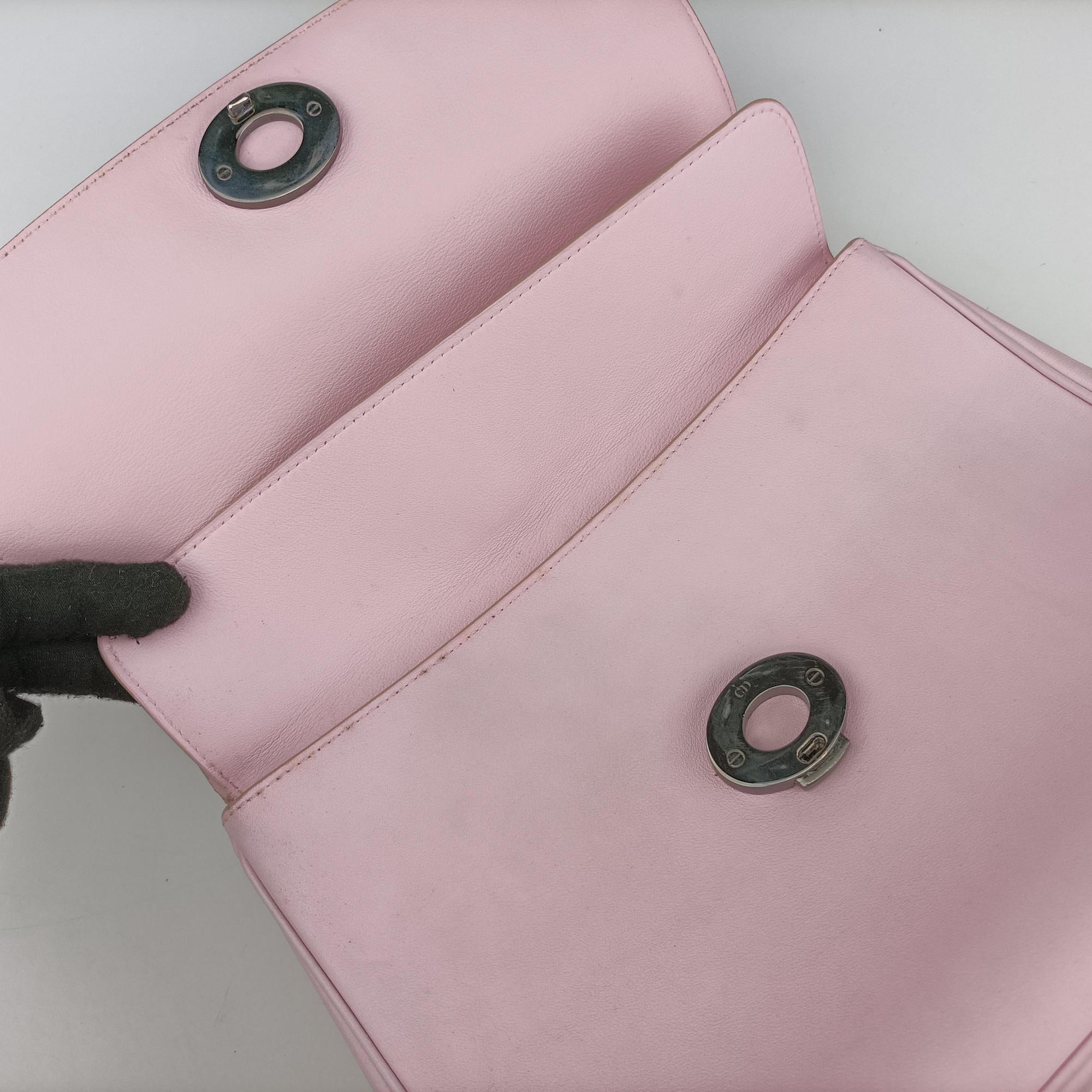 Be Dior Pink×Red Leather 19-MA-1115ビー ディオール ピンク×レッド レザー 19-MA-1115