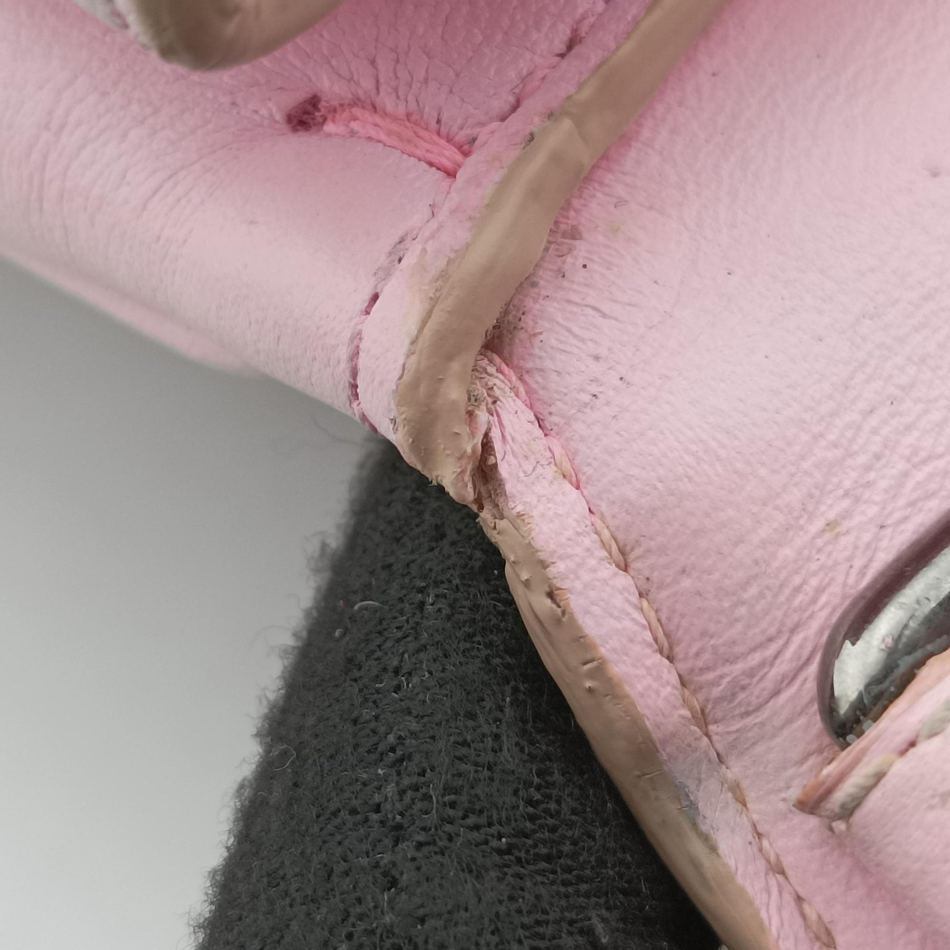 Be Dior Pink×Red Leather 19-MA-1115ビー ディオール ピンク×レッド レザー 19-MA-1115