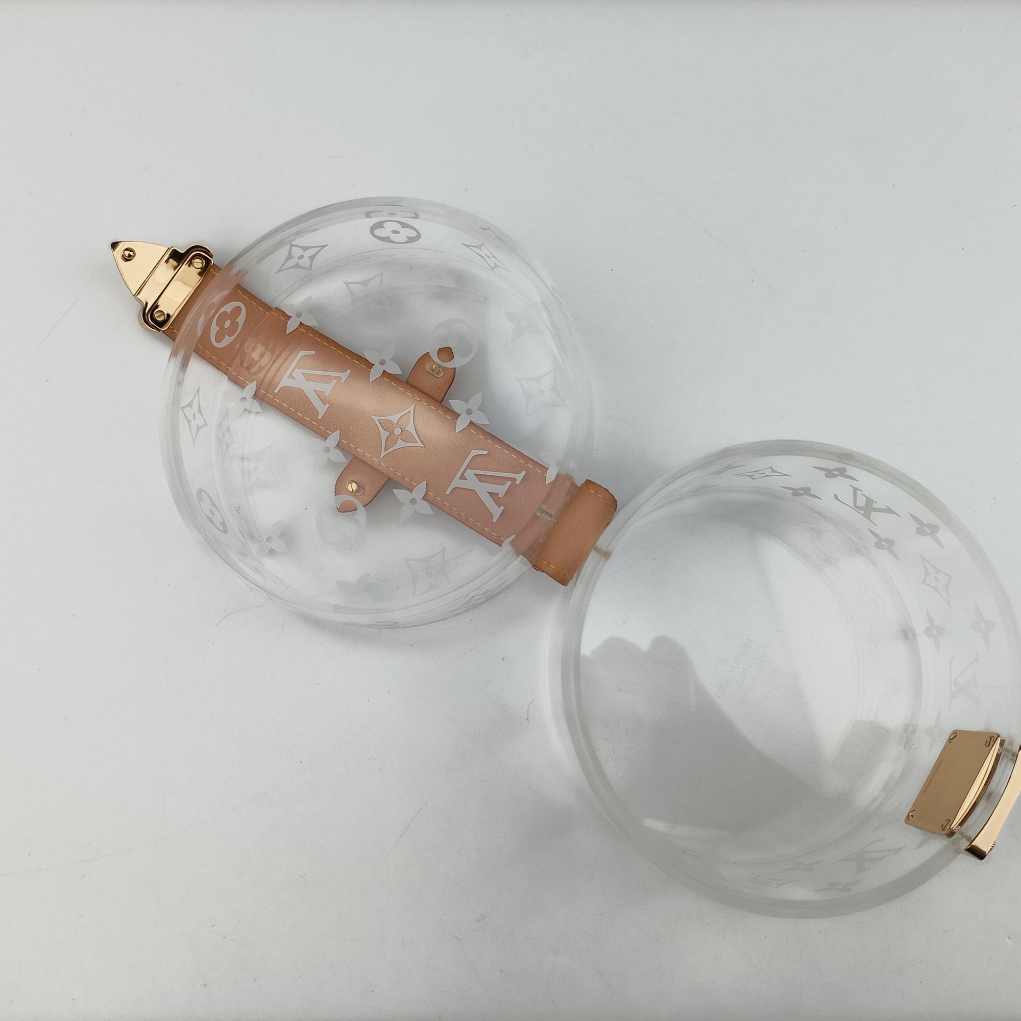 Box Scott Transparent Monogram Plexiglass GI0203 DI0168ボックス スコット トランスペアレント モノグラム プレキシグラス GI0203 DI0168
