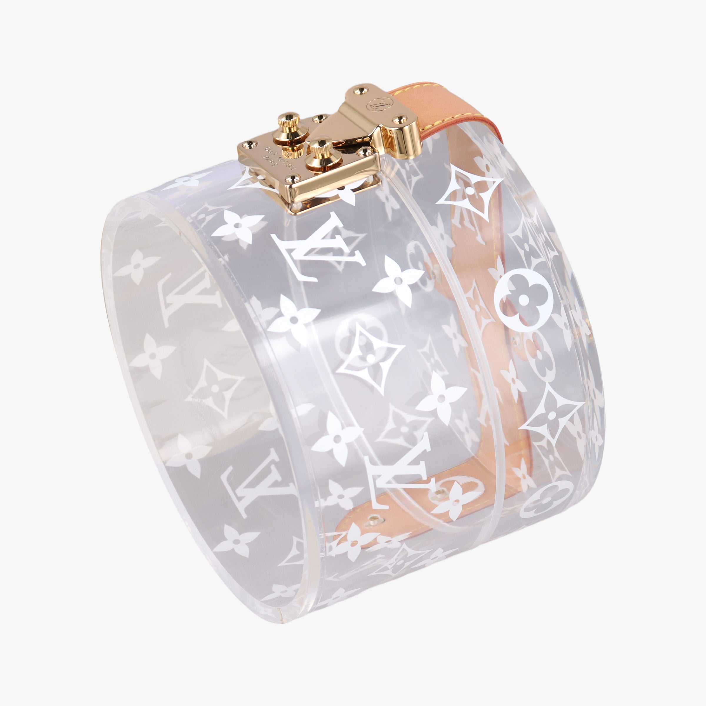 Box Scott Transparent Monogram Plexiglass GI0203 DI0168ボックス スコット トランスペアレント モノグラム プレキシグラス GI0203 DI0168
