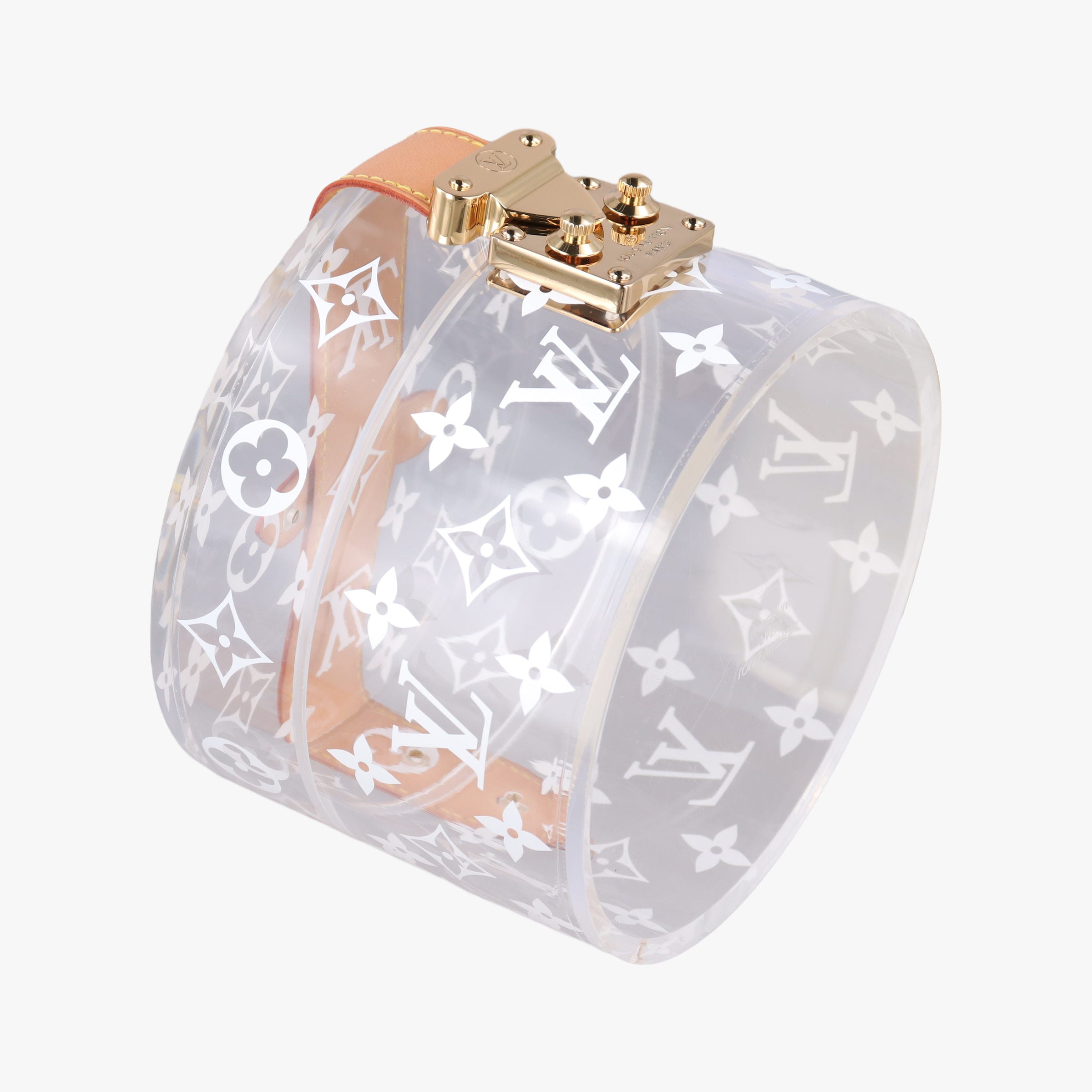 Box Scott Transparent Monogram Plexiglass GI0203 DI0168ボックス スコット トランスペアレント モノグラム プレキシグラス GI0203 DI0168